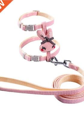 Cat and Dog Collar Harness Leash Adjustable Nylon Pet Leash