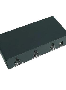 2-Way S-Video Splitter box with AC Adapter Splitter Svideo S