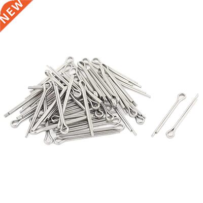 M1.2x16mm 304 Split Cotter Pins Silver Tone 50pcs