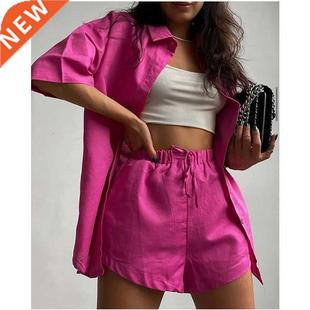 Shirt Short Casual Single Suit Fashion Breasted Loose New