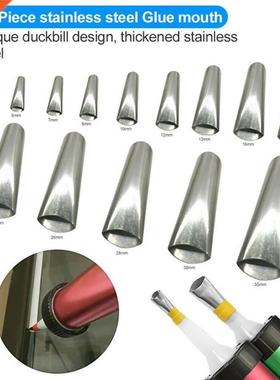 14PCS Stainless Steel Caulk Nozzle Applicator Caulking Finis