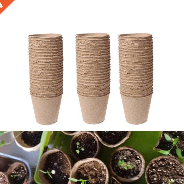Nursery Cup Paper Pot Plant Starting Flower Kit Organic Biod