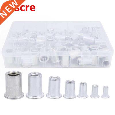 threaded insert 175pcs Rivet Nut Set Flat Head Aluminium Nut