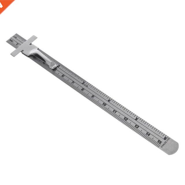 New 6 Stainless Steel Pocket Rule Handy Ruler with inch 1/