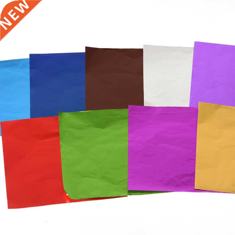 100Pcs/Set Chocolate Package Paper 10 X 10 cm Food Aluminum