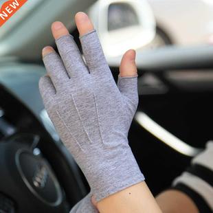 Sunscreen Gloves Semi-Finger Man Woman Spring Summer New Thi