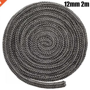 Stove Bur 12mm Wood Rope Fire Fiberglass Grey$ Dark 1Pcs