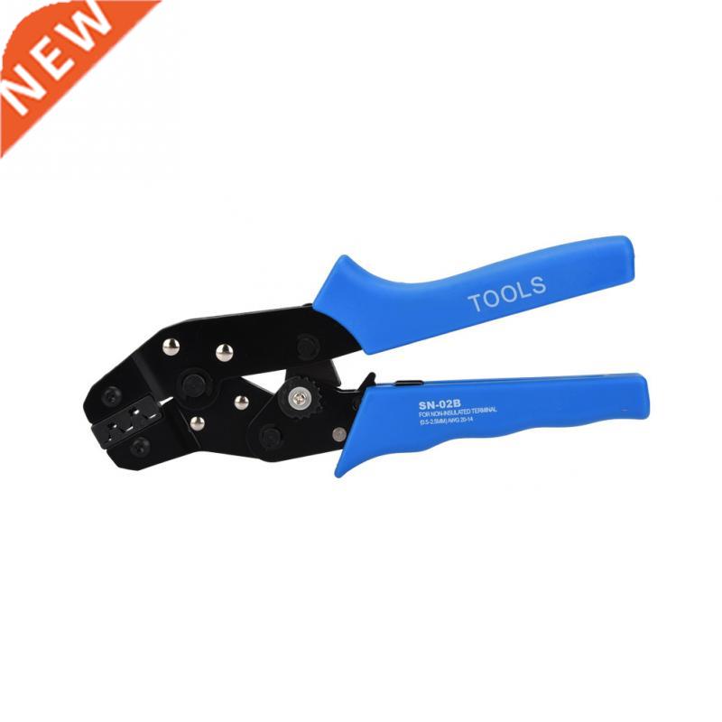 Chrome-vanadium steel Ratchet Terminals Crimp Plier Hand Cab
