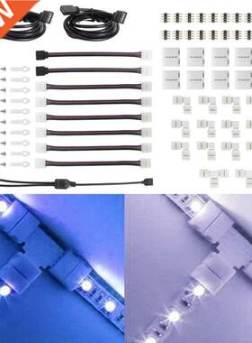 95x LED Connectors for Strip Lights 4 Pin Accessories Extens
