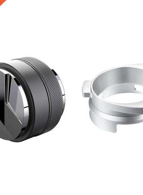 Coffee Powder Ring,54MM Espresso Dosing Funnel Universal Cof