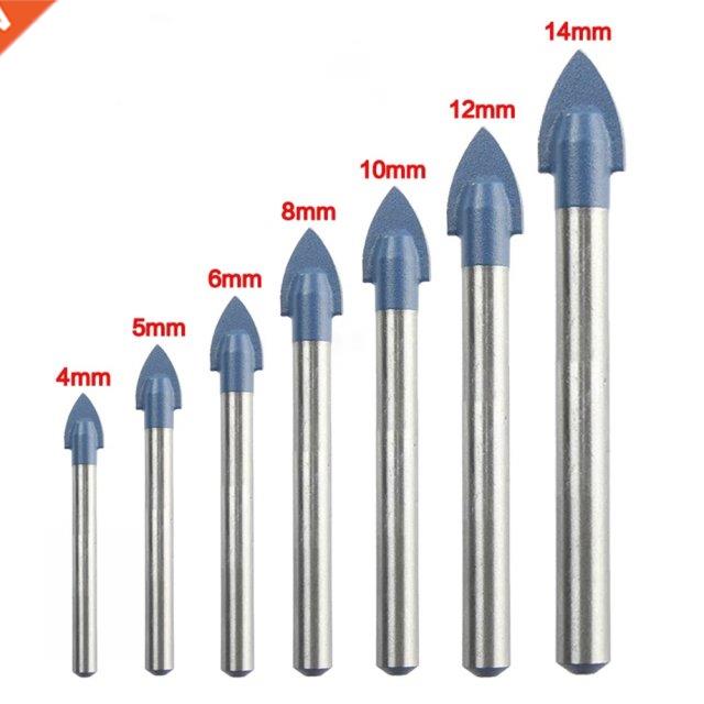 Glass Marble Diamond Tip Drill Bits Spear Head Ceramic Tile
