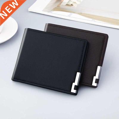 2022 Ultra-thin Short Sequined Men Wallets with Coin Bag Bla