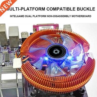 CPU Cooler 3 Pn Radator Heat Snk PC Case Slent Coolng F