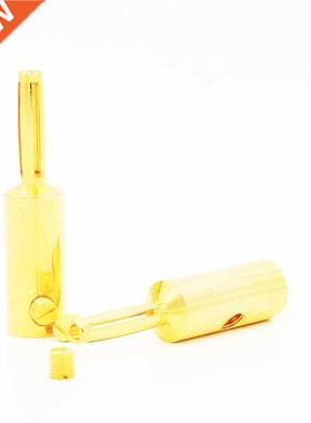 8pieces Hight Quality 24K Gold plated Speaker Cable Banana P