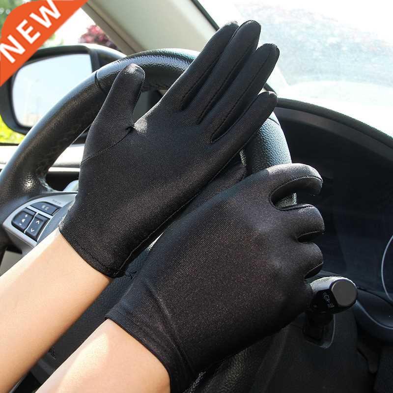 Fashion Spandex Gloves Women Spring Summer Elastic Sunscreen