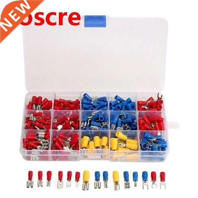 280PCS Matching Insulation Shovel Crimped Terminals Docking