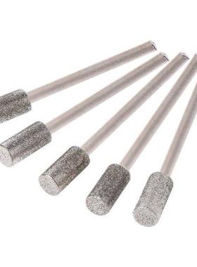 5PCS Damond Coated Cylndrcal Burr 5mm Chansaw Sharpener