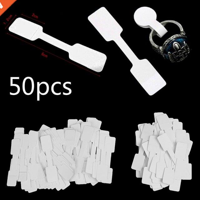 50pcs White Pper Stickers Retil Store Blnk Price Tgs Nec