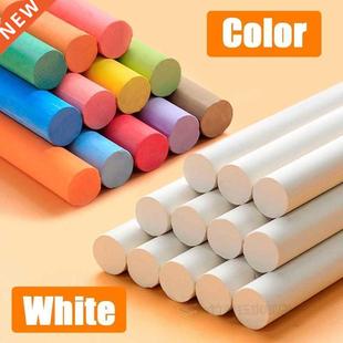 Kids White Art School Playground Pack Chalk Colour Mixed