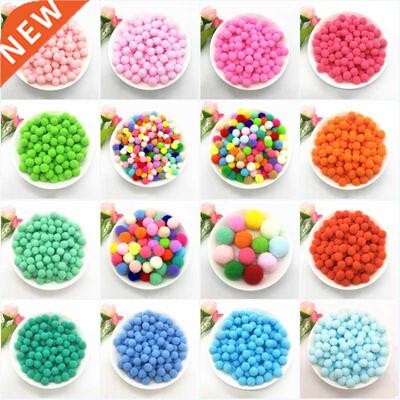 Pompoms 8mm 10mm 15mm 20mm 25mm 0mm Soft Pompones Fluffy Pl