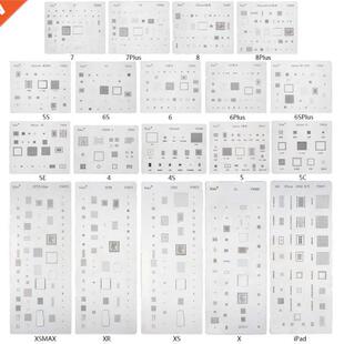 1PC Stainless Steel IC Chip BGA Reballing Stencil Kits Set S