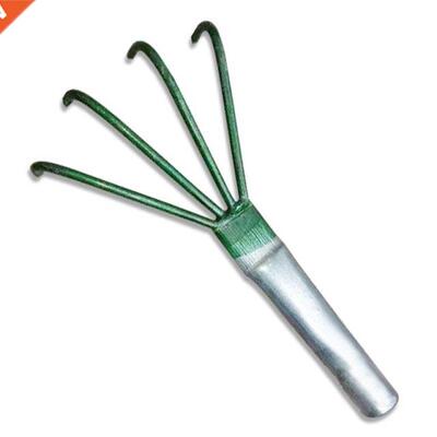 Agricultural Carbon Steel Four-toothed Tines Rake Small Hand