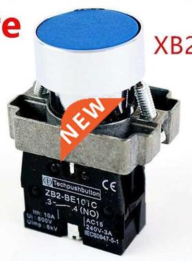 XB2-BA61 22mm blue momentary flat push self-resetting button