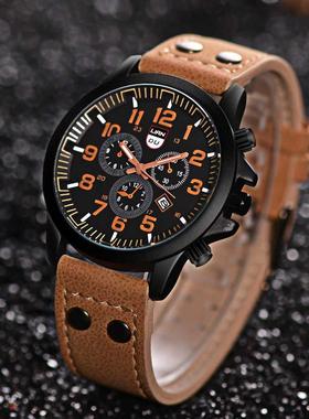 2021 Men's Quartz Watch Waterproof Outdoor Sports Wristw