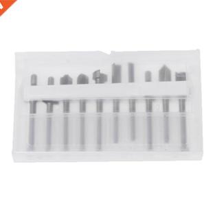 Bits Router Tool Rotary Fits Cutter Milling Wood HSS 10pcs