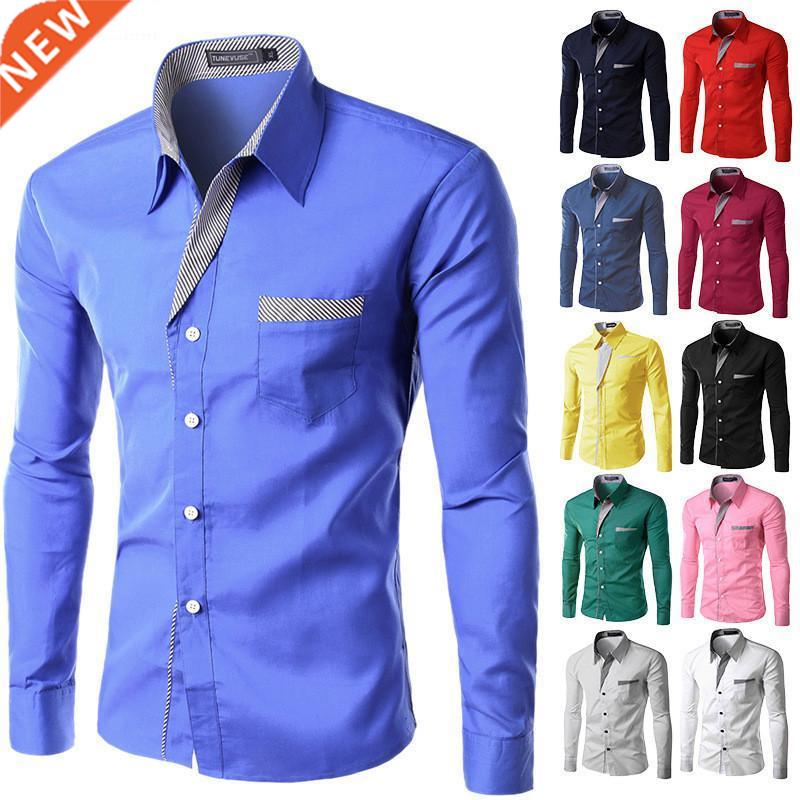 2021 Hot Sale New Fashion Camisa Masculina Long Sleeve Shirt