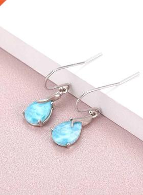 New Fashion Women Streamlined Long 925 Sterling Silver Jewel