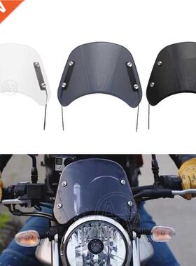 3colors Motorcycle Windshield Wind Deflector Windscreen Univ
