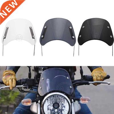 3colors Motorcycle Windshield Wind Deflector Windscreen Univ