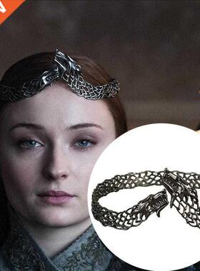 Movie Sansa Stark Queen Crown Cosplay Hair Accessories Hair