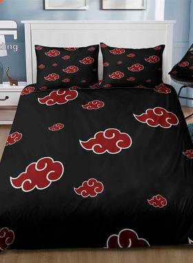 Hot Red Cloud Luxury Bedding Set Duvet ver with Pillowcase B