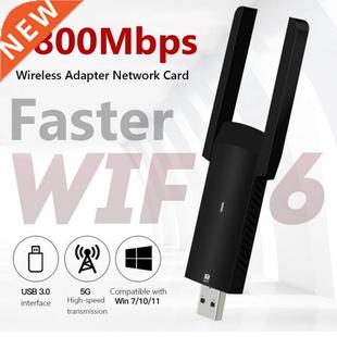 Band Wirel 5GHz 2.4G AX1800 Dual Adapter USB WiFi 1800Mbps