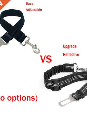 14 Colors Upgraded Dog Car Seat Belt Adjustable Harness Lead