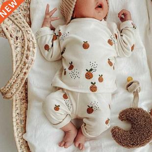 Long Cot Kid Girls Clothes Boys Newborn Baby Sleeve Set