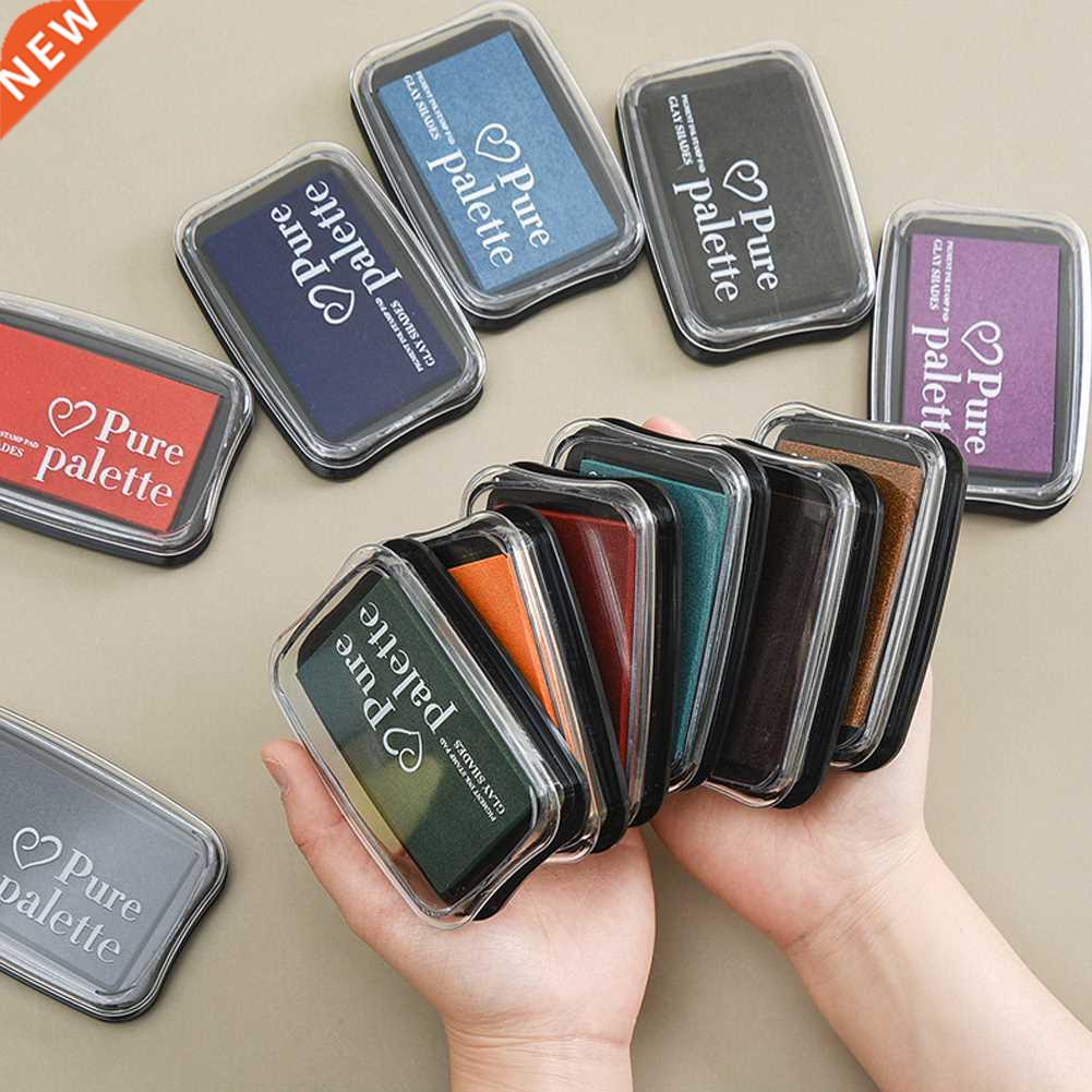 Large Size Vintage Inkpad 12 Colors for Stamp 6.5*9.8cm
