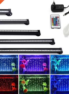 12-46CM 5050 RGB LED Aquarium Light Fish Tank Submersible Li
