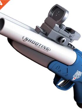 Foam Dart Shell Ejection Blaster Toy Gun Double-barrel Shoot