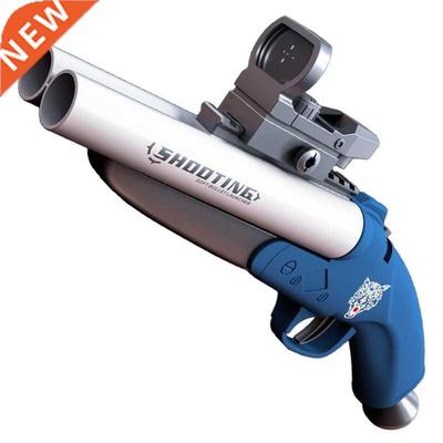 Foam Dart Shell Ejection Blaster Toy Gun Double-barrel Shoot