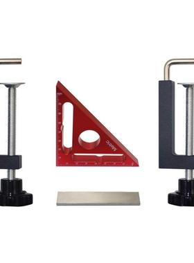 Professonal Alumnum Alloy Trangle Ruler Measurng Markng