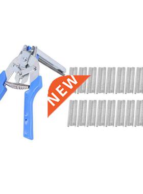 1pc Hog Ring Plier Tool and 600pcs M Clips Chicken Mesh Cage