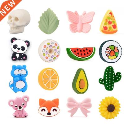 al BPA-Free Avocado Baby Teething Toy Pacifier Chain Accesso