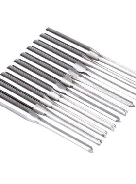 10Pcs/set 3.175mm Straght Slot Mllng Cutter CNC Router B