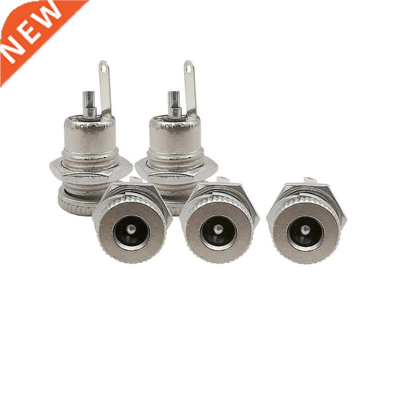 5Pcs/lot Metal Silver DC 099 5.5x2.1mm 5.5mm x 2.5mm DC Powe