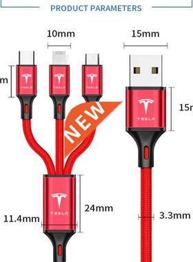 3 In 1 Mobile Phone Micro USB Type C Charger for Huawei IP
