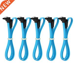 6Gb SATA Data 适用于 Plastic Blue Elbow Cable SATA3.0 5PCs