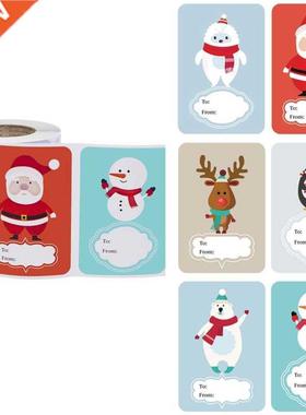 250pcs Adhesive Christmas Gift Name Tags XMAS Stickers Prese